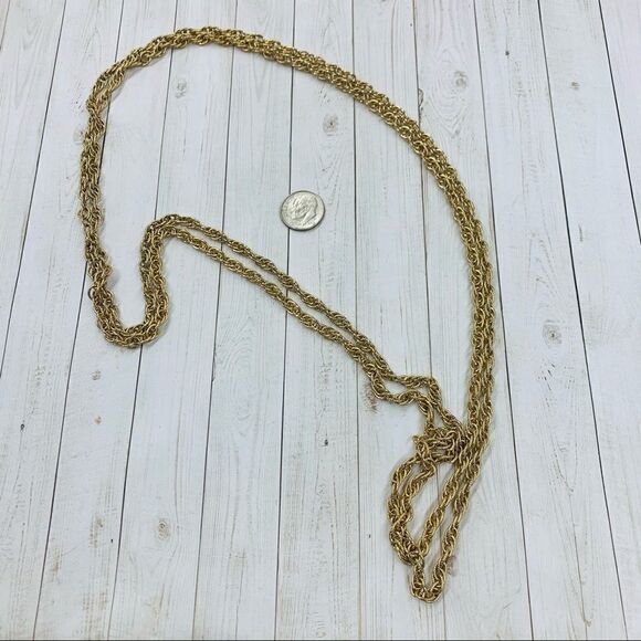 Long Gold Infinity Chain - Picture 1 of 2